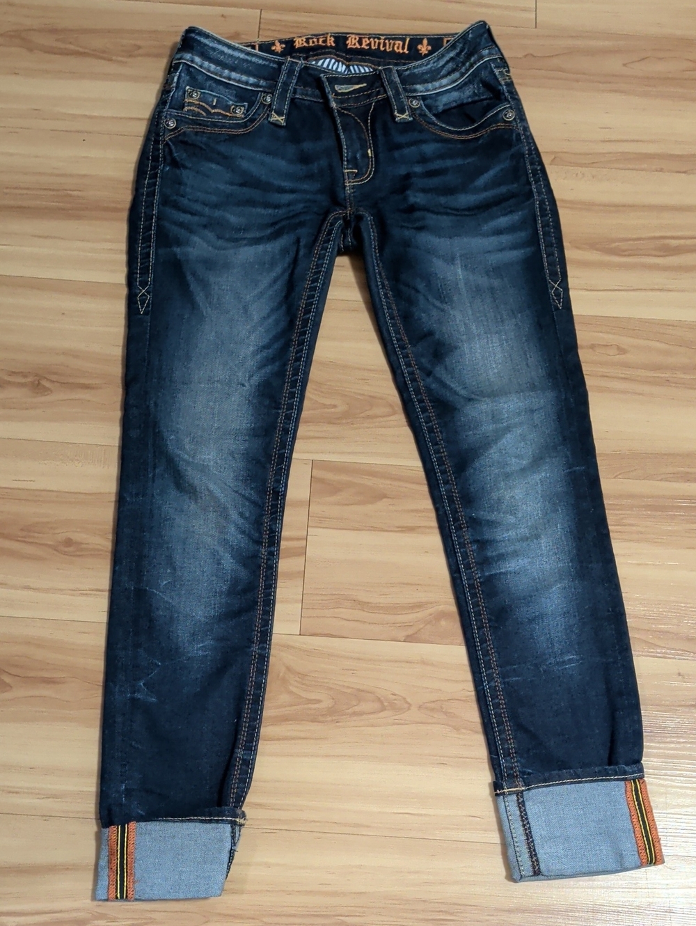 Rock Revival Women's Dark Wash Skinny Jeans